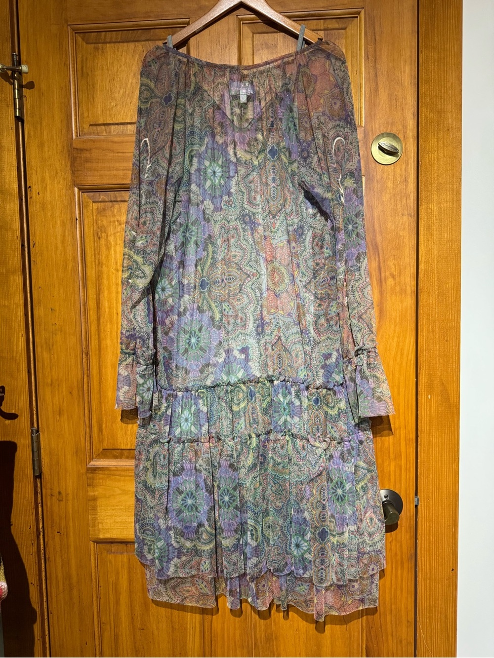 Johnny Was Multi-Colored Embroidered Maxi Dress - Picture 5 of 7
